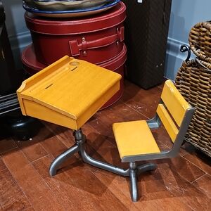 Vintage American Girl Desk and Chair Set‎